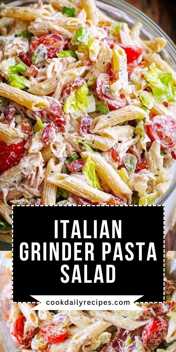 Easy Italian Grinder Pasta Salad Recipe save this recipe