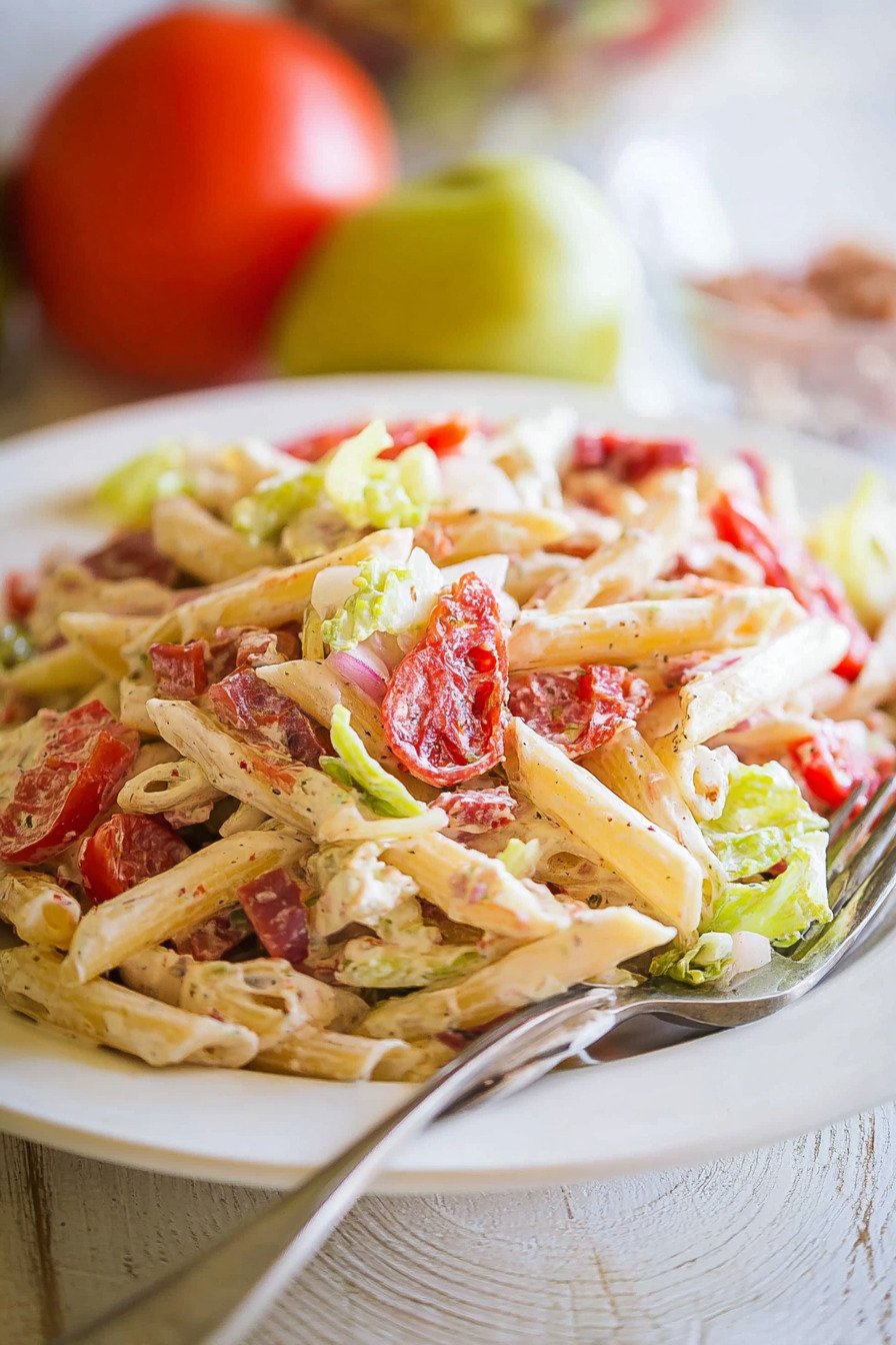 Easy Italian Grinder Pasta Salad Recipe final result