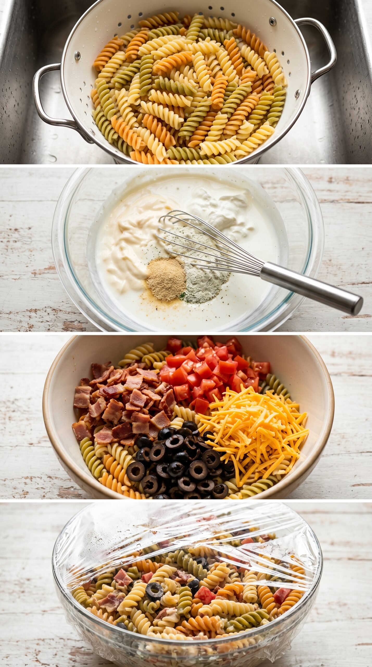 Bacon Ranch Pasta Salad – Deliciously Easy Comfort Food recipe instructions