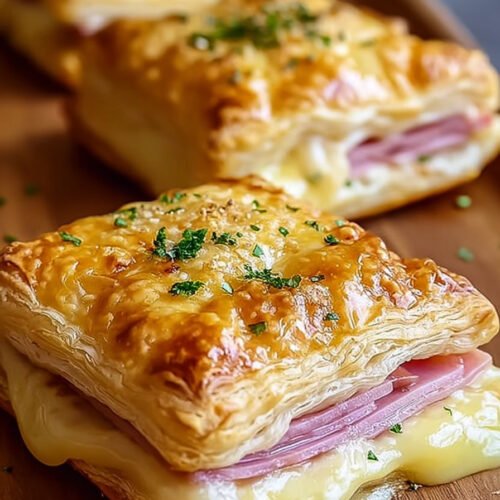 Ham Cheese Puff Pastry with Golden Flaky Layers extra recipe photo
