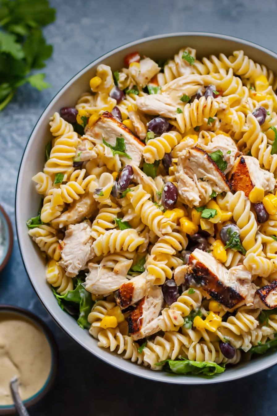 BBQ Chicken Pasta Salad – The Complete Athlete Guide final result