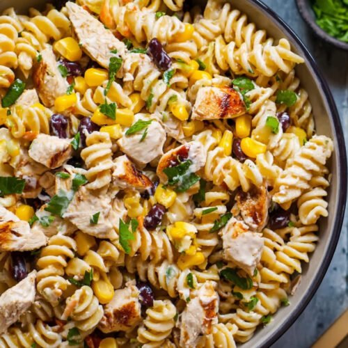 BBQ Chicken Pasta Salad – The Complete Athlete Guide extra recipe photo