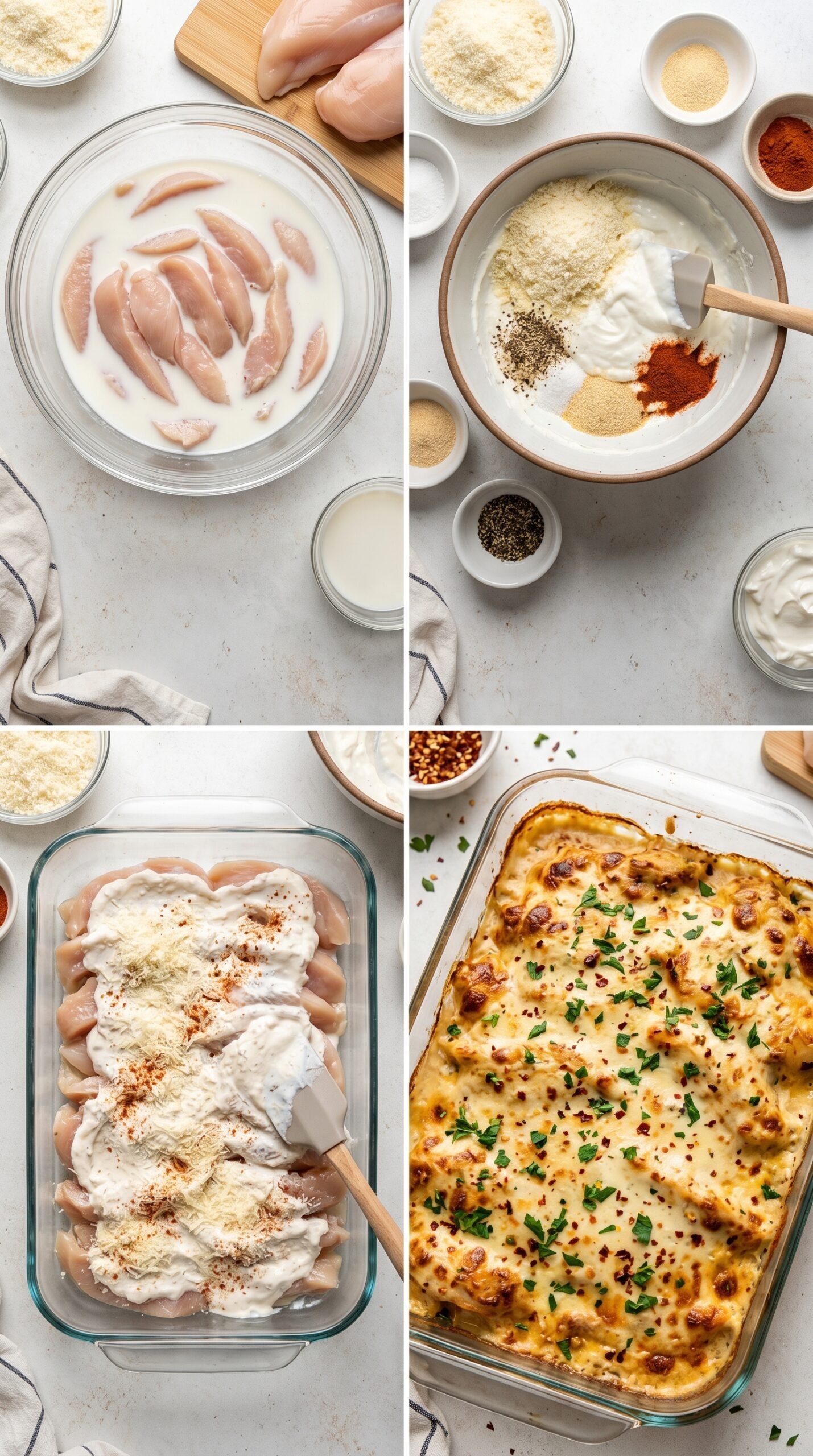 Melt In Your Mouth Chicken Recipe (Creamy, Juicy, Golden) recipe instructions