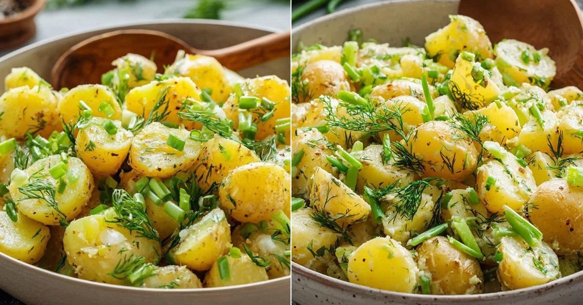 Healthy Potato Salad Recipe (Quick & Simple) recipe photo