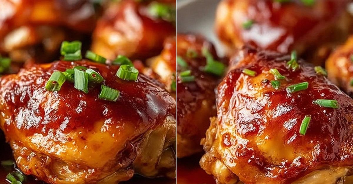 Crispy Baked BBQ Chicken Thighs in the Oven recipe photo