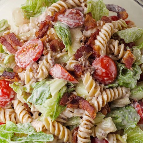 Beef Bacon BLT Pasta Salad extra recipe photo