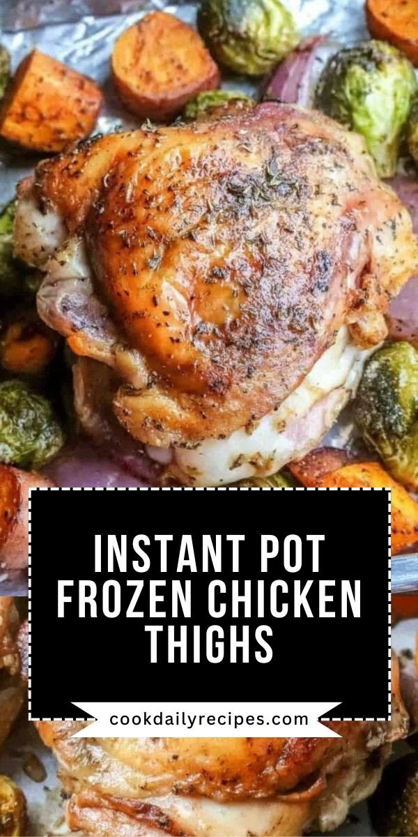 Frozen Chicken Thighs Instant Pot (Bone-In) save this recipe