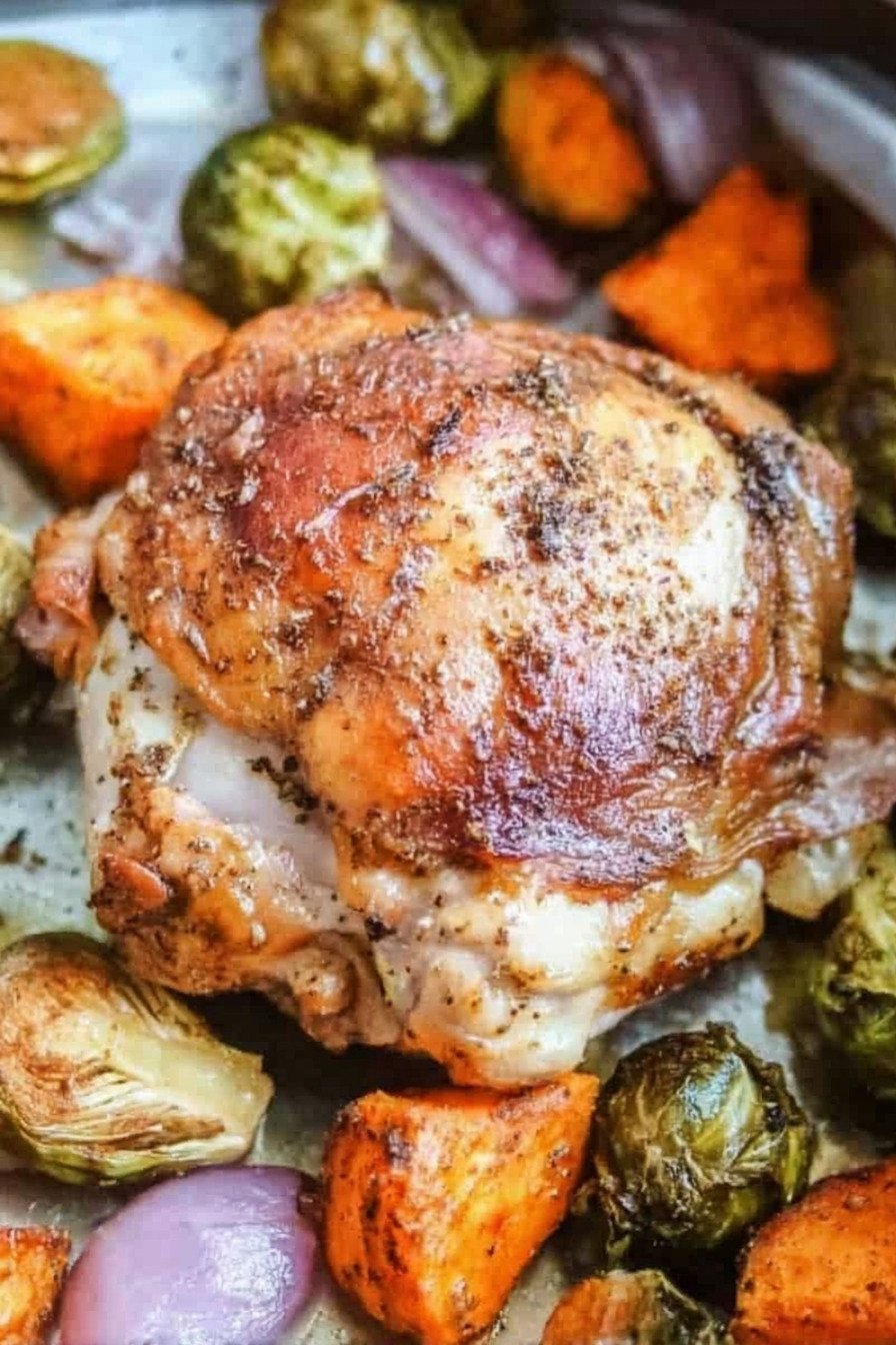 Frozen Chicken Thighs Instant Pot (Bone-In) final result