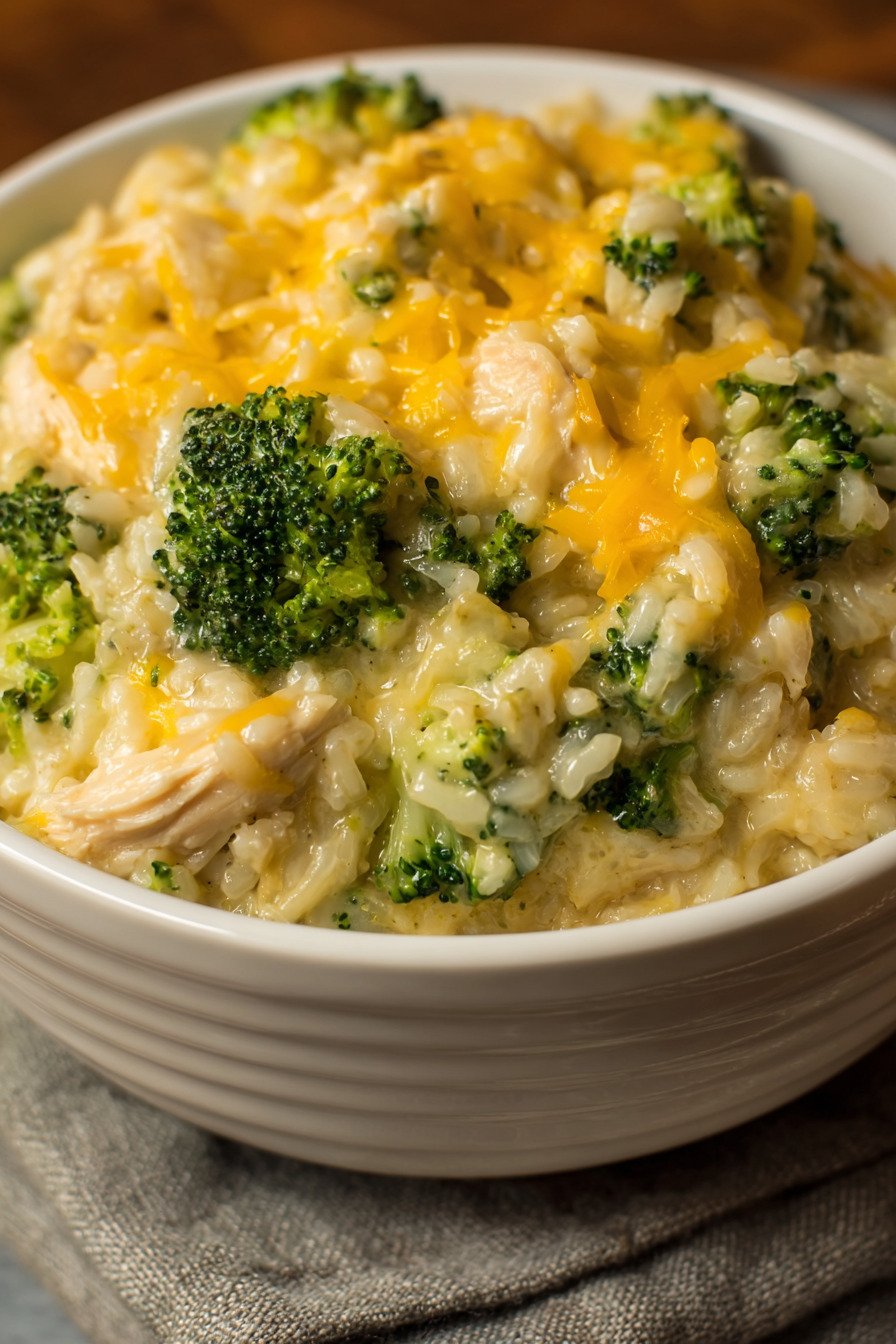 Cheesy Broccoli Chicken and Rice Casserole recipe tips
