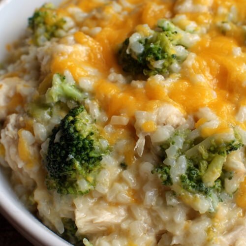 Cheesy Broccoli Chicken and Rice Casserole extra recipe photo