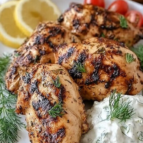 Greek Yogurt Marinated Chicken for Juicy Lemon Herb Flavor extra recipe photo