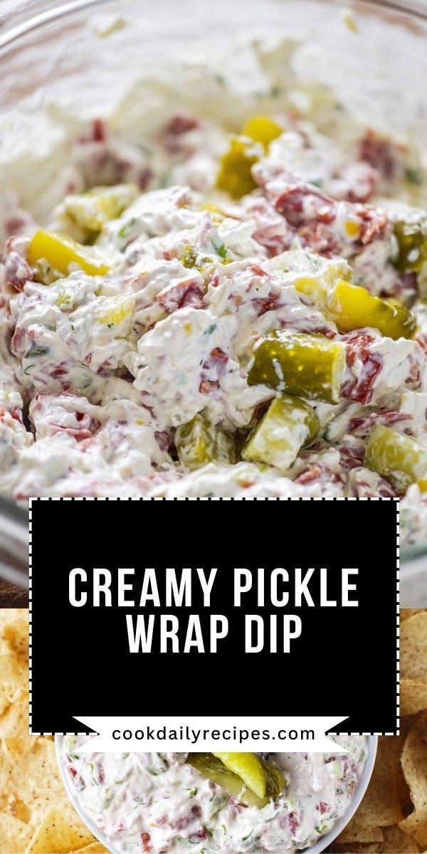 Pickle Wrap Dip for a Creamy, Savory Party Snack save this recipe
