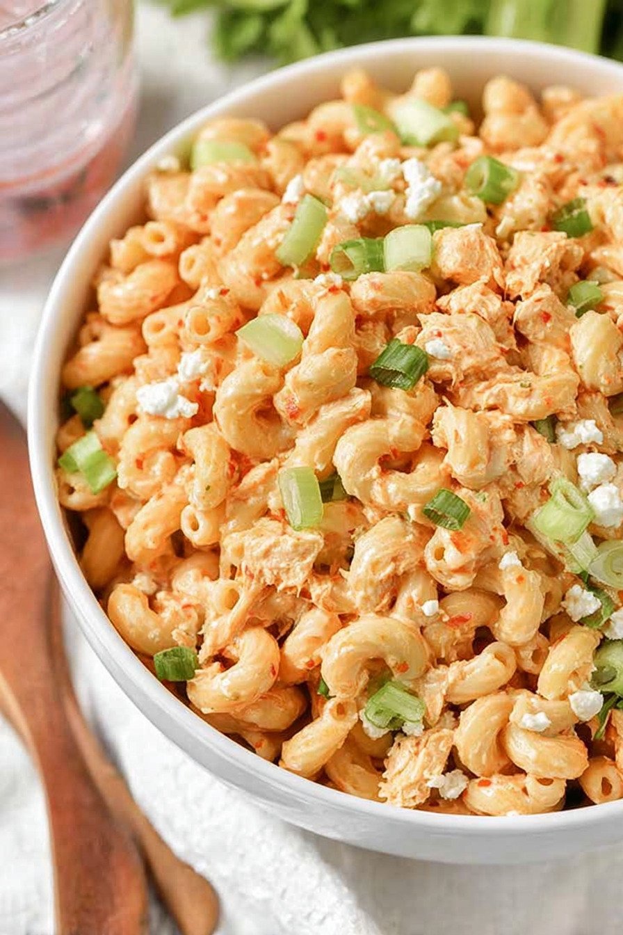 Buffalo Chicken Pasta Salad recipe tips