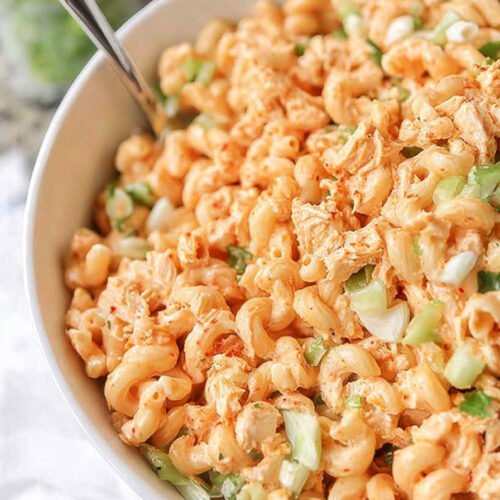 Buffalo Chicken Pasta Salad extra recipe photo