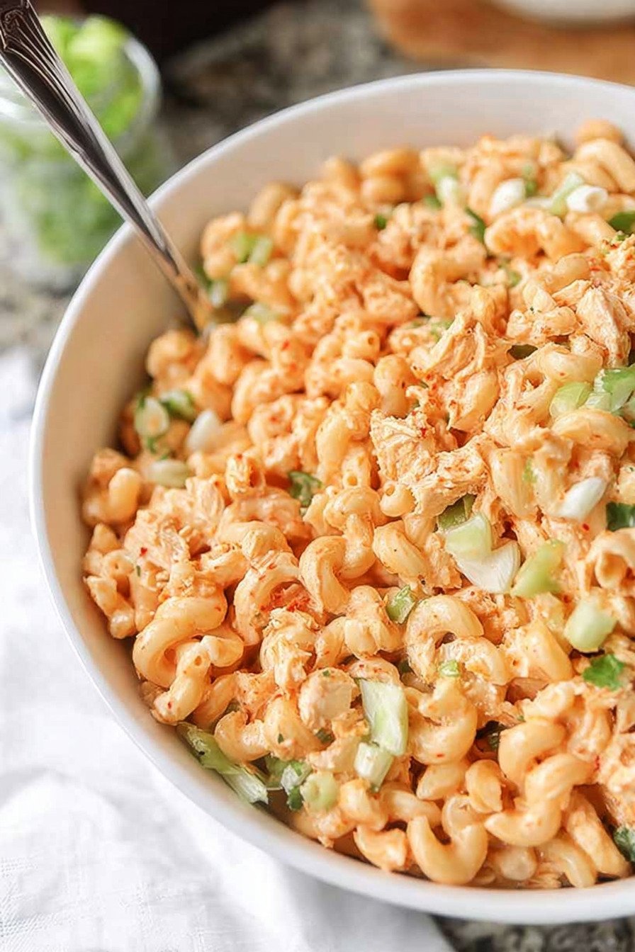 Buffalo Chicken Pasta Salad extra recipe photo