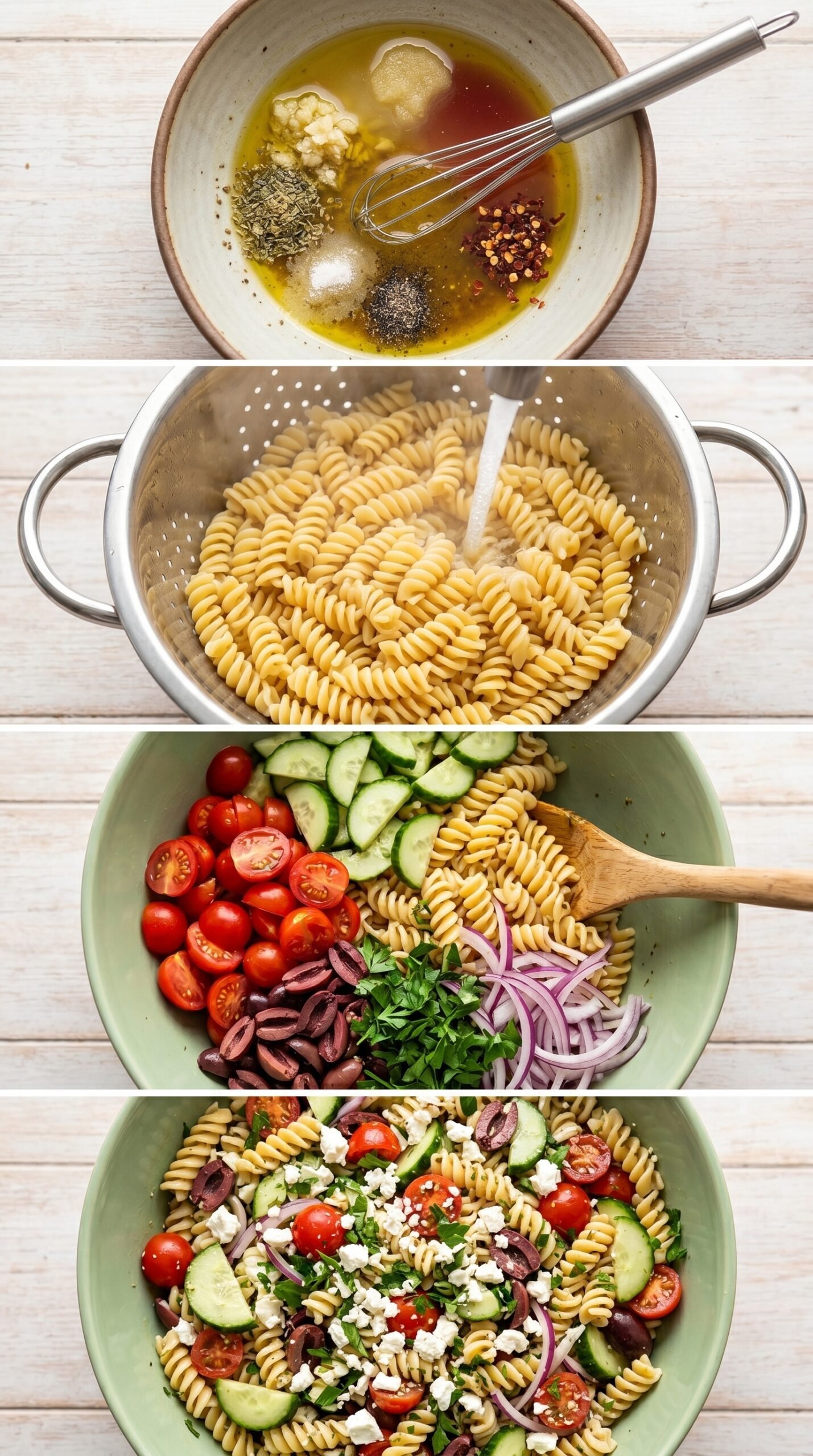 Irresistible Mediterranean Pasta Salad recipe instructions