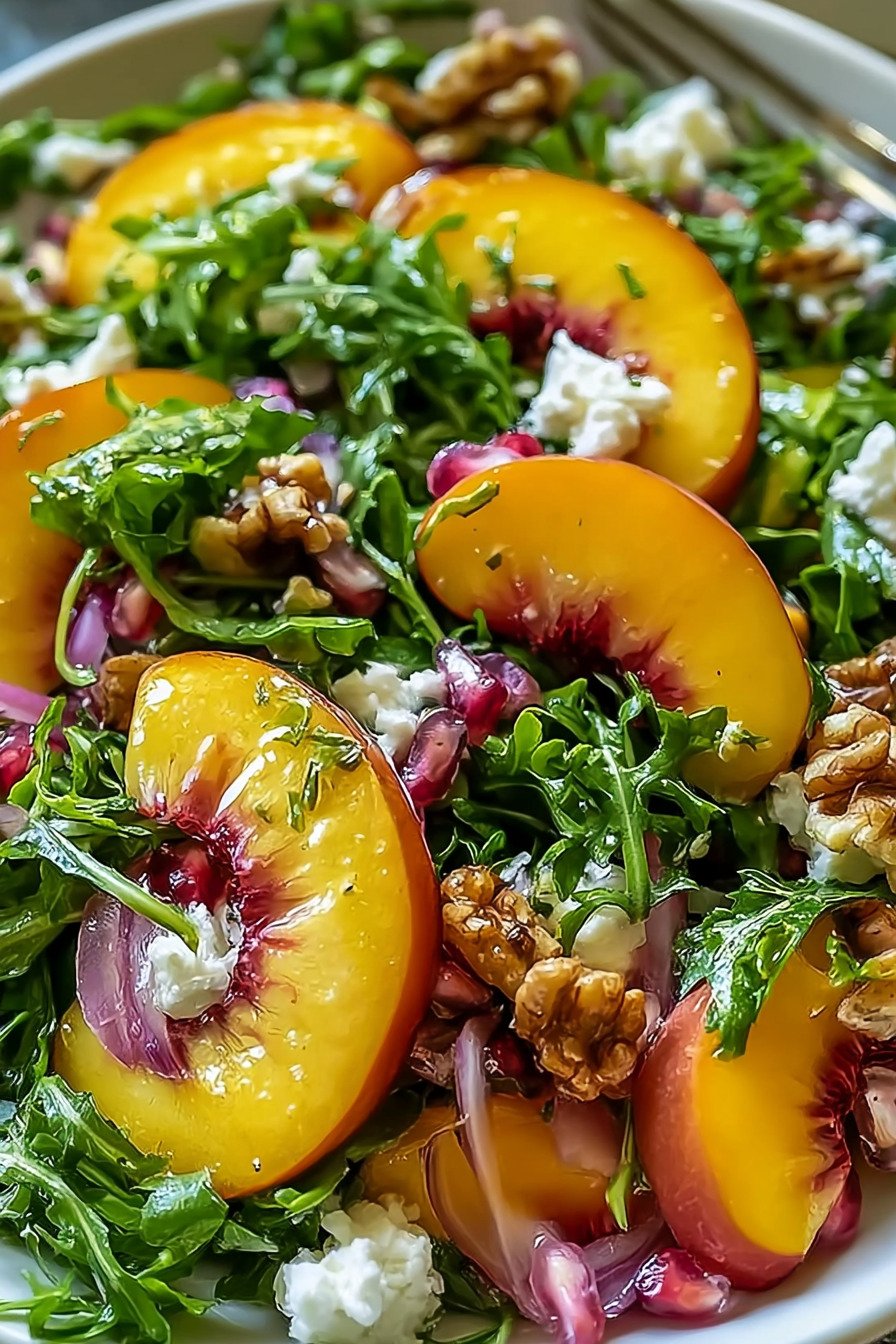 Easy Peach Arugula Salad recipe tips