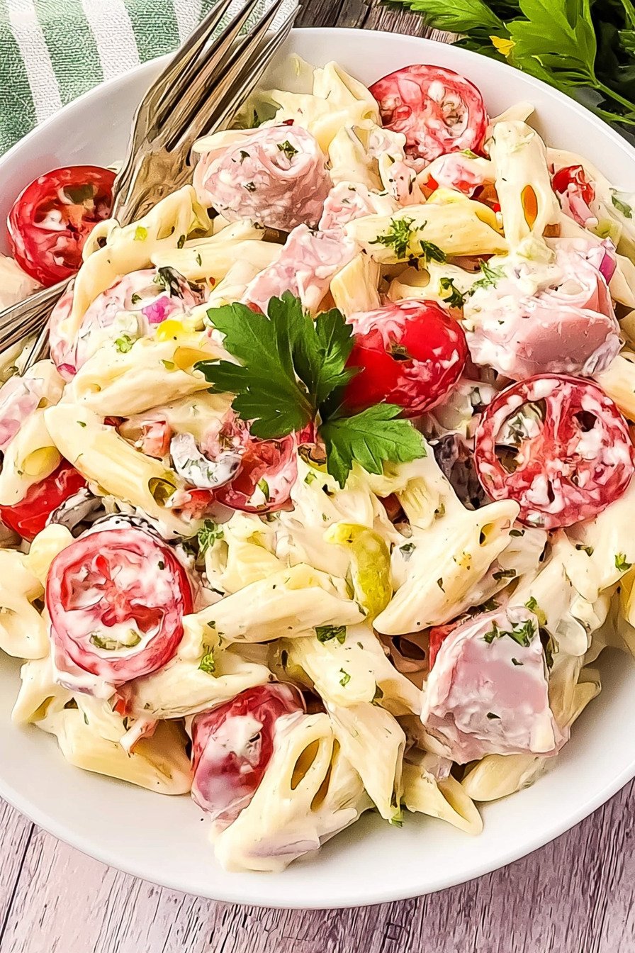 Italian Hoagie Pasta Salad – Bite-Sized Bash recipe tips