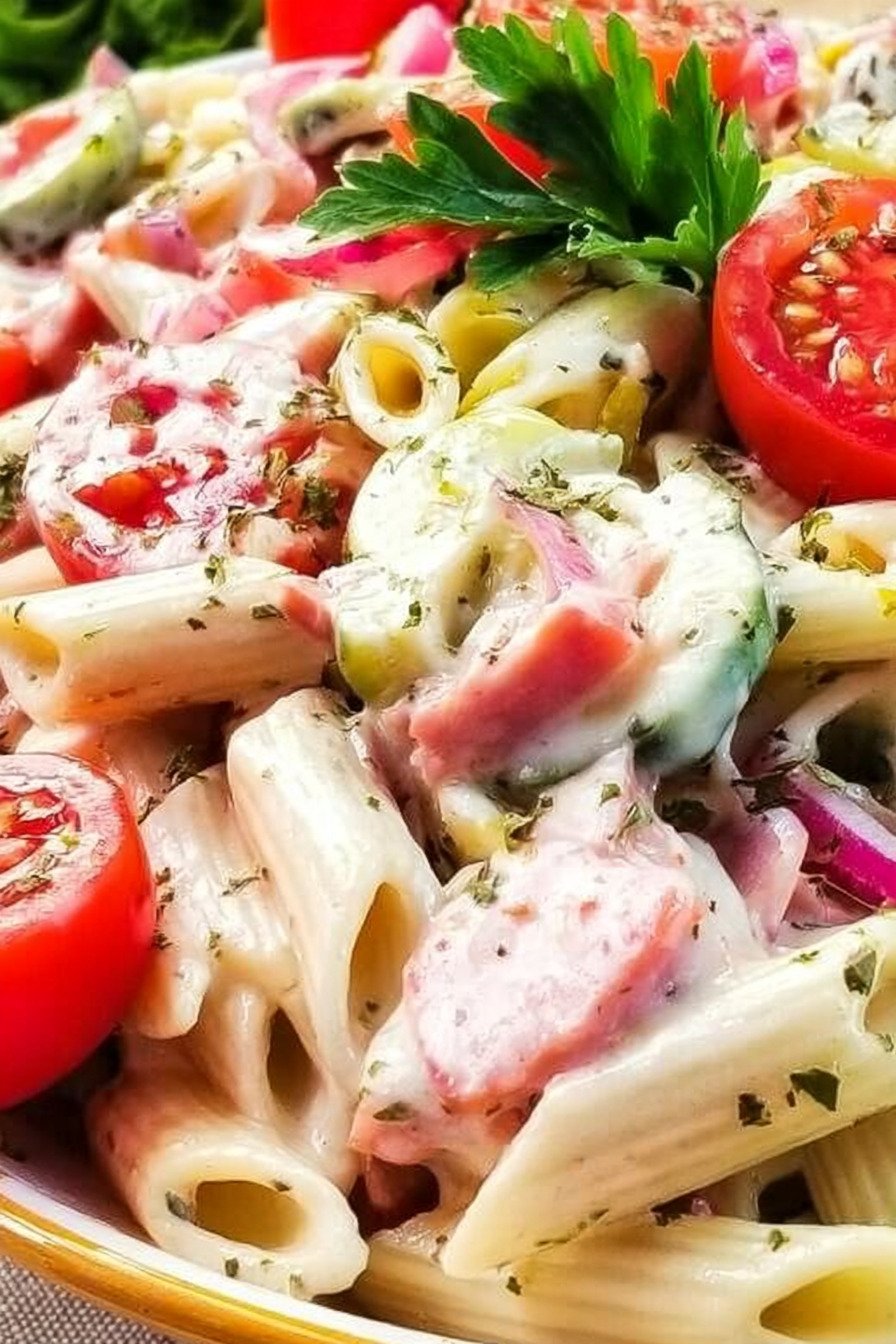 Italian Hoagie Pasta Salad – Bite-Sized Bash extra recipe photo