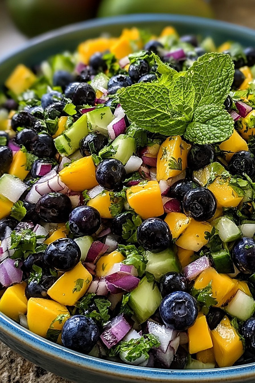 Blueberry Mango Salad Twist recipe tips