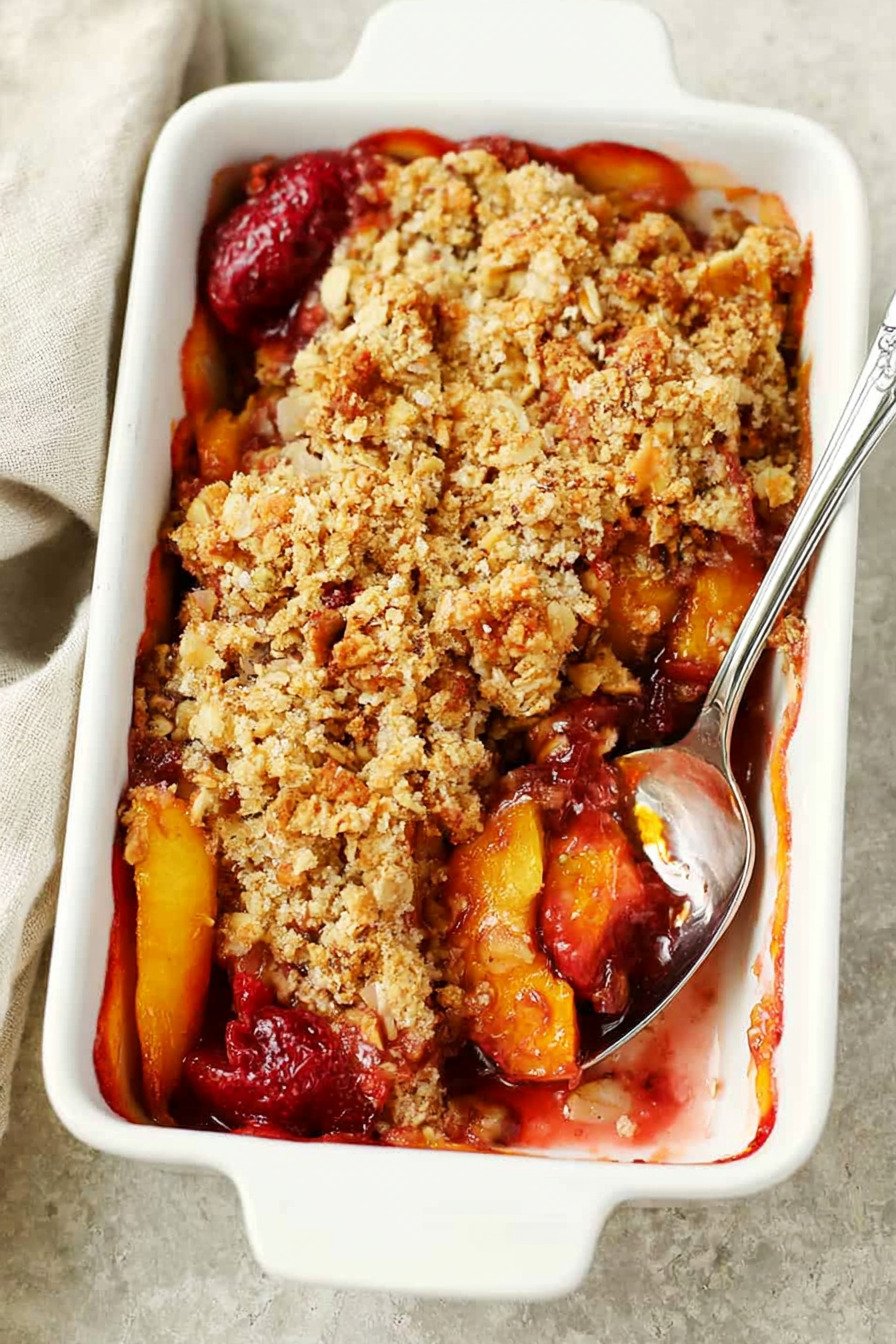 Strawberry Peach Crisp recipe tips