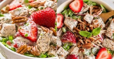 Strawberry Poppy Seed Pecan Chicken Salad recipe photo