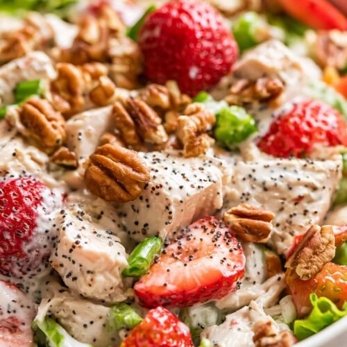 Strawberry Poppy Seed Pecan Chicken Salad extra recipe photo
