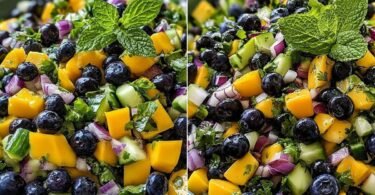 Blueberry Mango Salad Twist recipe photo