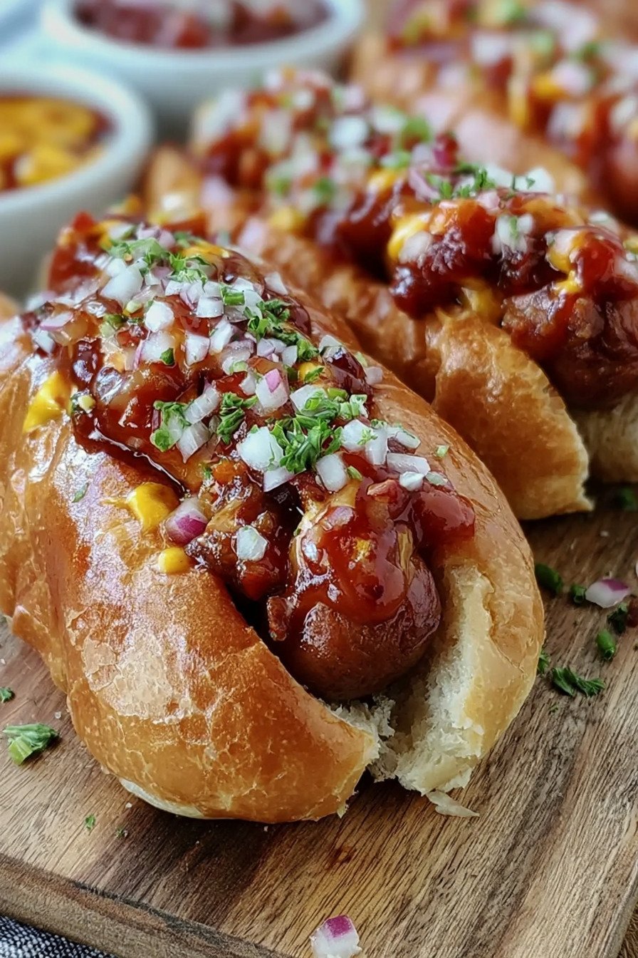 Flavorful Firecracker Hot Dogs Recipe Easy 4th of July Party Snack extra recipe photo